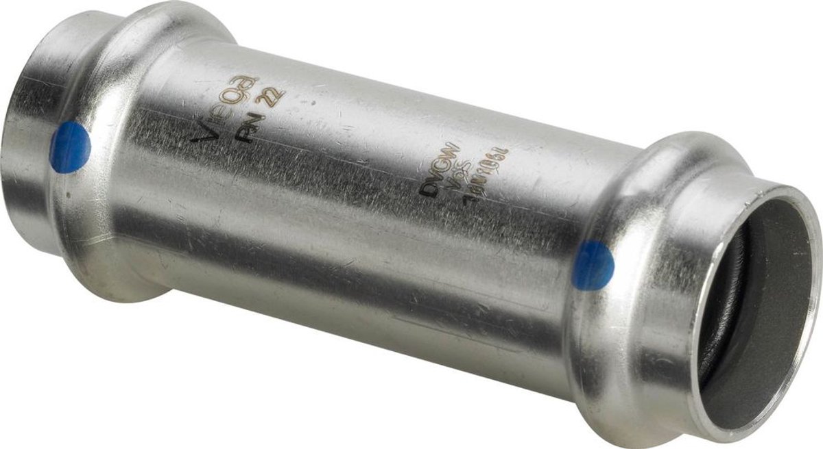 Viega Sanpress Inox LF-schuifmof, d 35mm roestvrij staal Model 2315.5LF, 666187