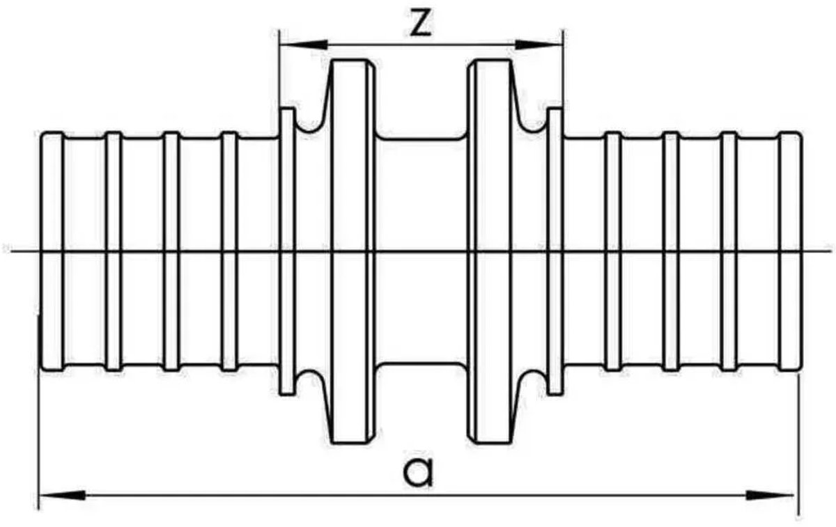 REHAU Koppeling SDR 11 RX 75 - 75, 12676111001