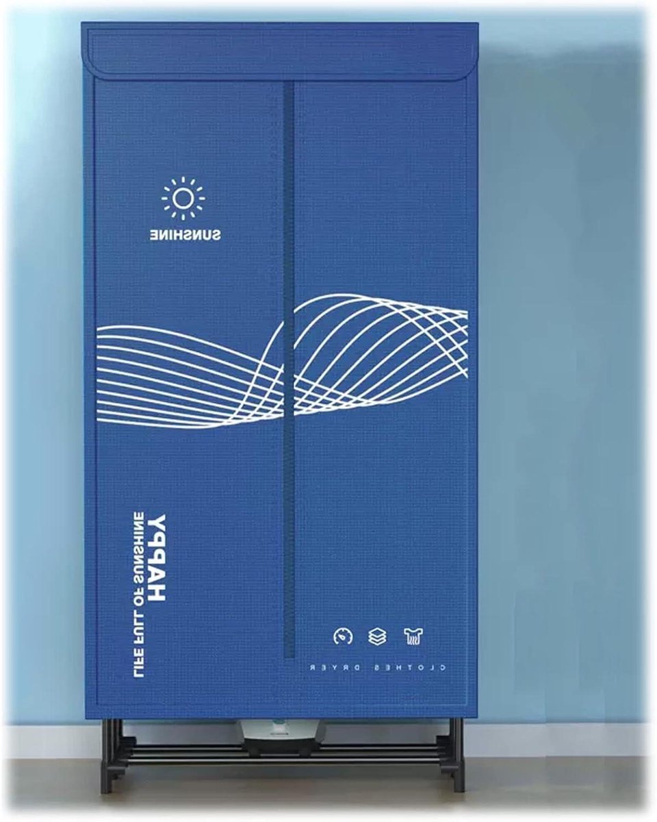 Elektrische Kledingdroger Kledingkast Droger Snel Kleding Drogen Energiezuinig 1200W 430L Capaciteit Wit