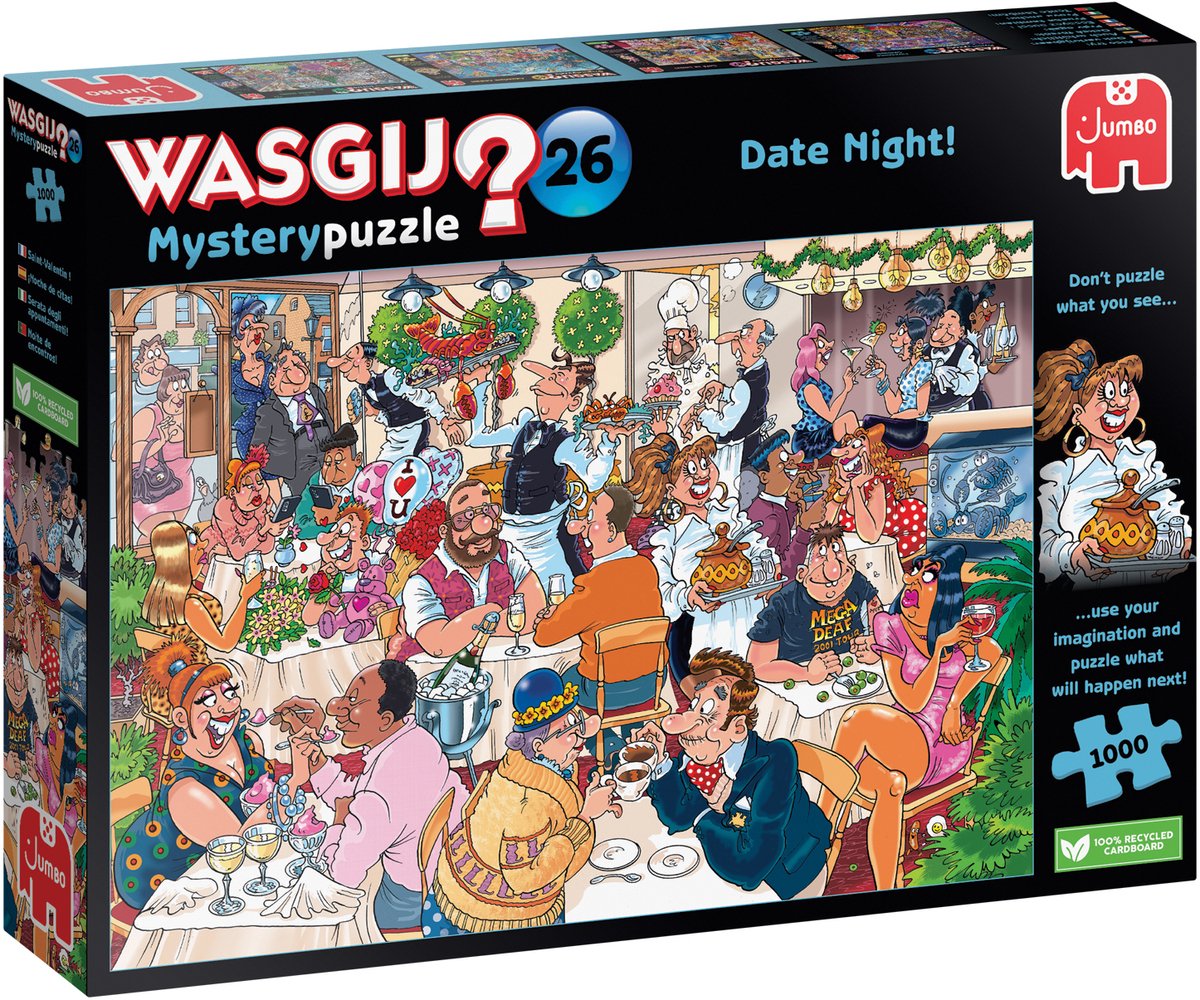 Wasgij Mystery 26 - Date Night! - 1000 stukjes puzzel - Legpuzzel volwassenen — afbeelding 2