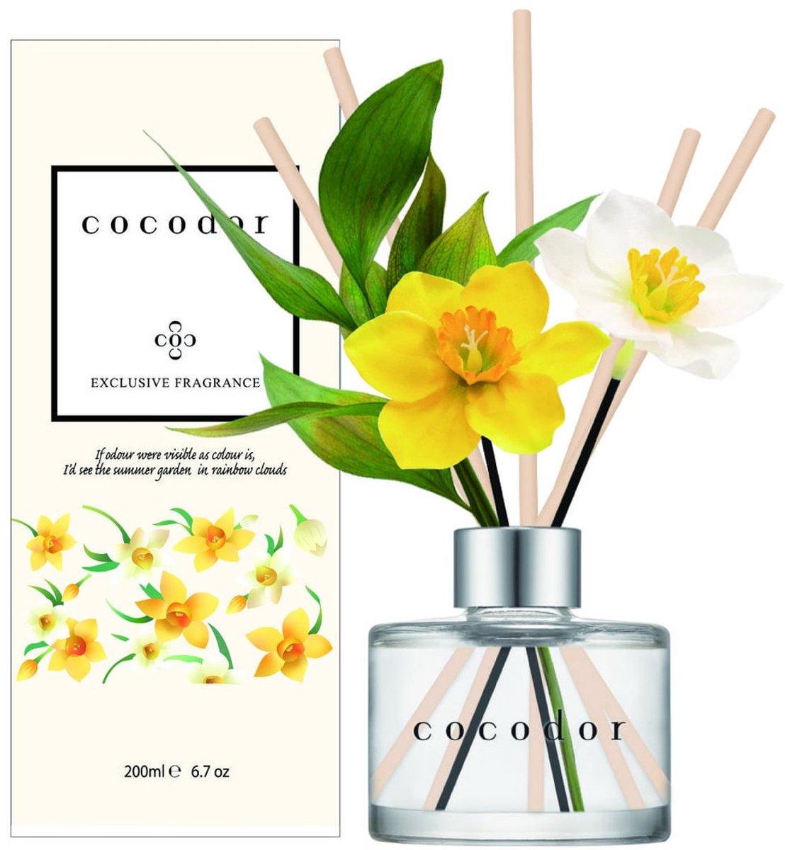 Cocodor Geurstokjes Narcis Vanilla & Sandalwood - 200 ml