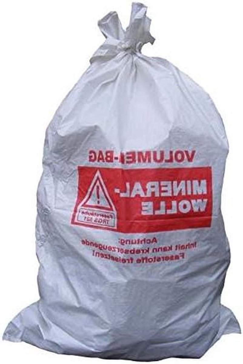 Afvalzakken - Big Bags - Bouwafval Verwerken - Stevig Materiaal - 140x220cm 10 Stuks - Wit