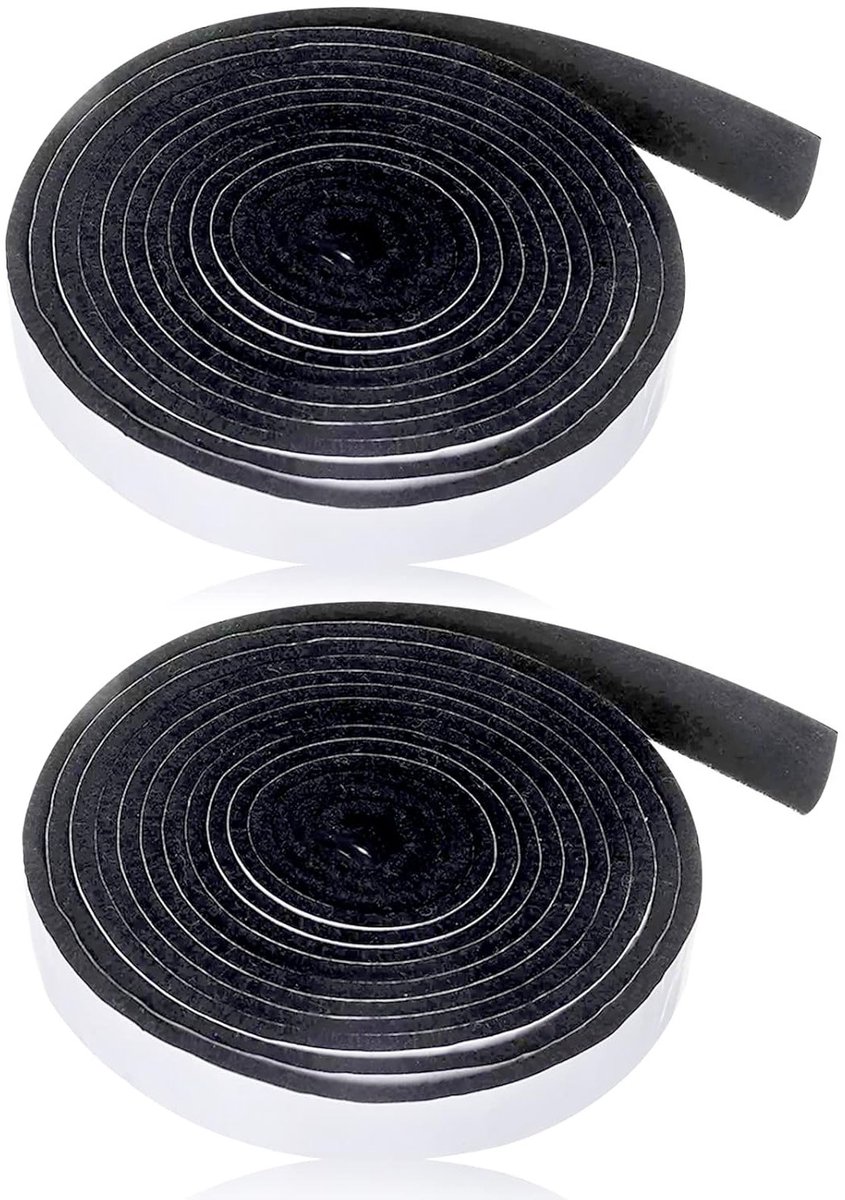 Oven Sealing Cord voor Schoorsteen - 2,5 meter Zelfklevende Isolatieband voor Grill en Kachel, Hittebestendig en Ideaal voor Open Haard en Rookkanaal
