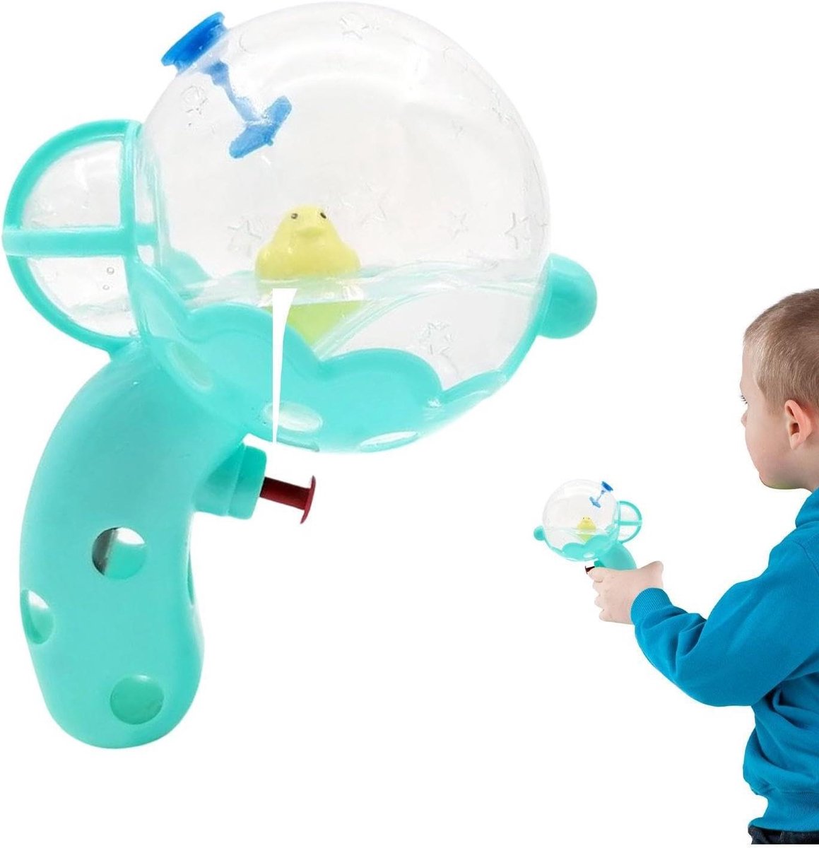 Draagbare watersproeier - Compacte badspuit - Zomers buitenplezier - Gemakkelijk gripontwerp - 492 x 63 inch - Groente
