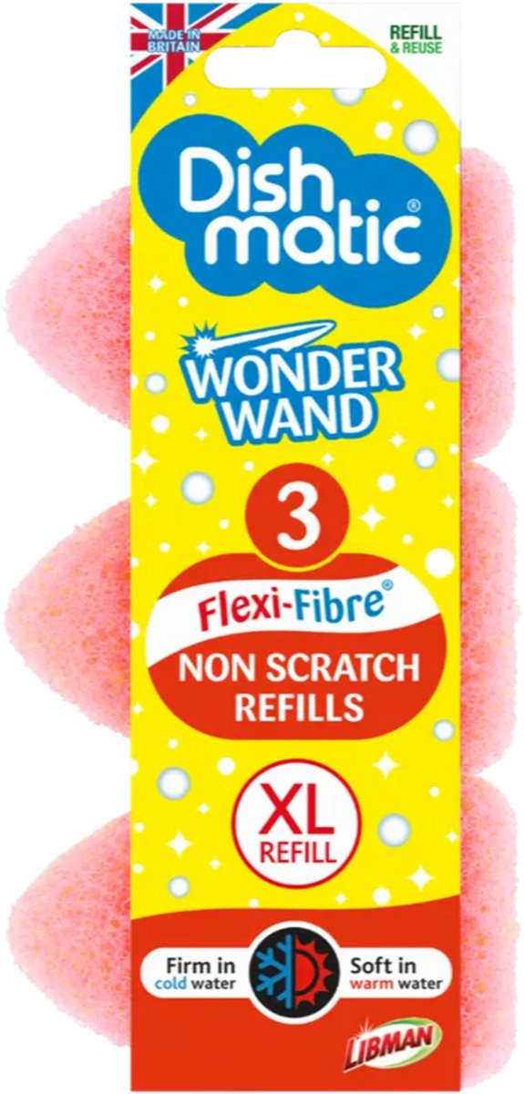 Dishmatic Wonder Wand Navulsponzen (3 stuks)