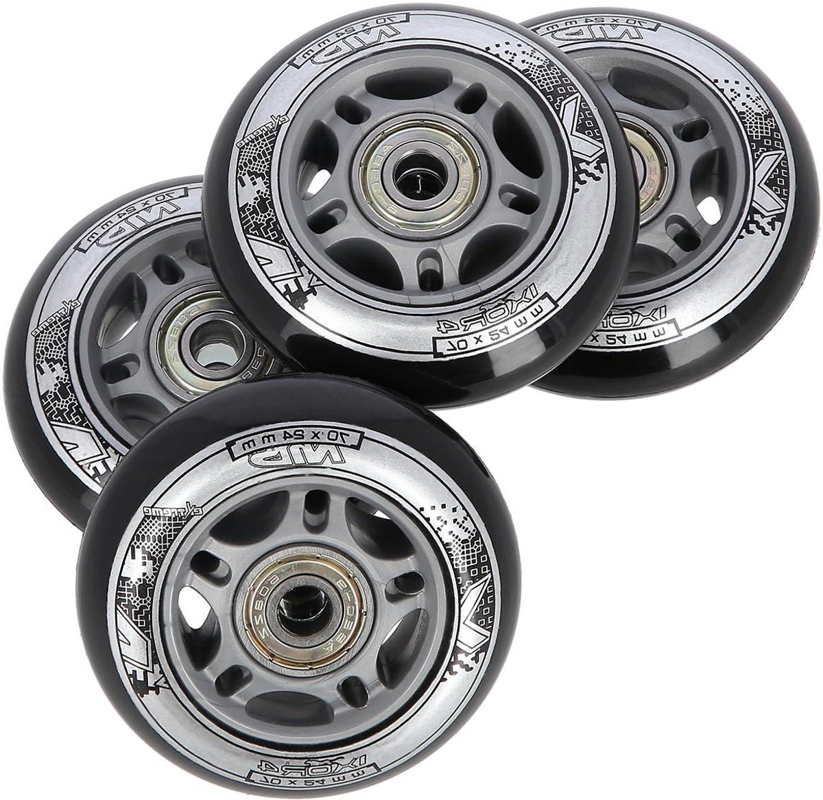 Inline skate wielen Skeeler wielen Snel skeeleren PU materiaal 70mm 82A 4 stuks