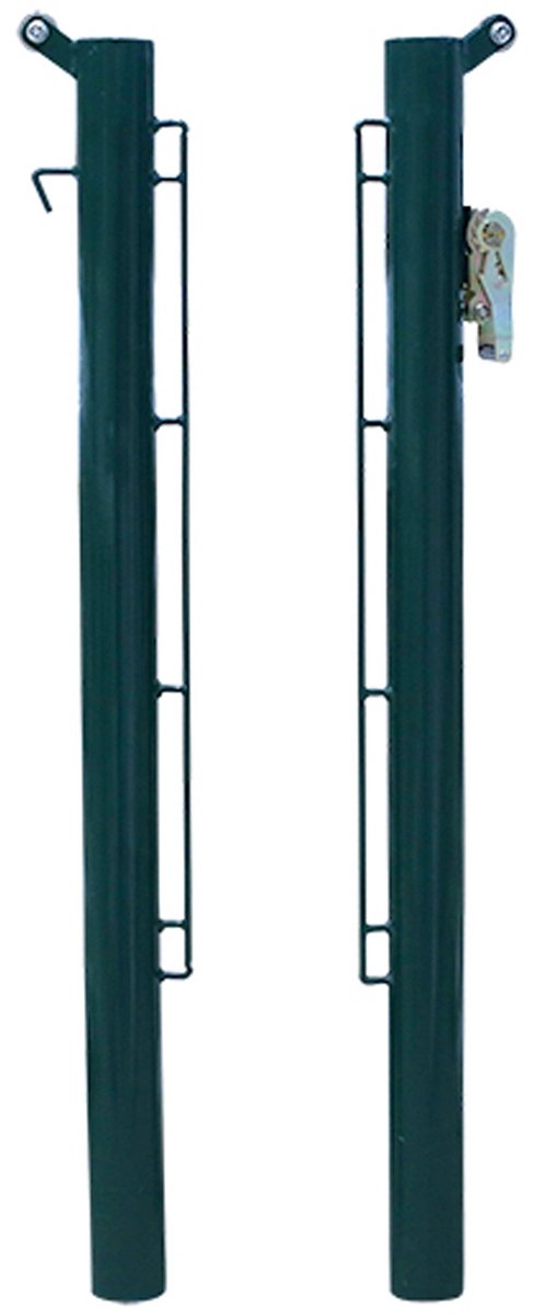 Deluxe vaste 80 mm metalen padelpalenset