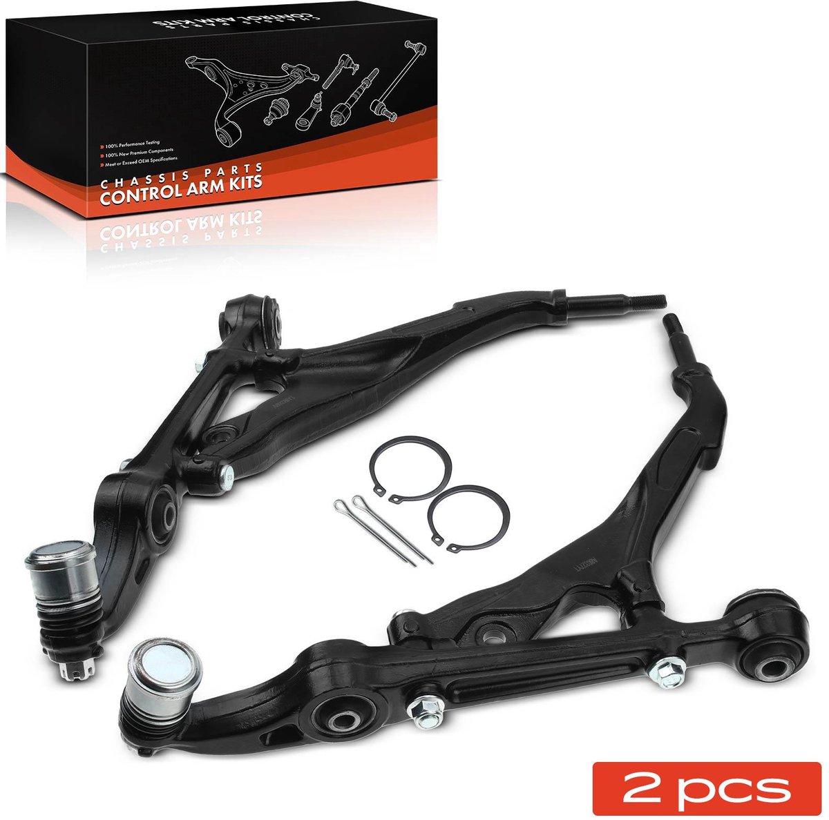 Frankberg 2x Vouwbeen Vooras onder voor Honda Civic V Hatchback