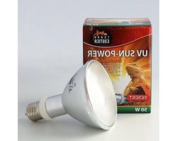 Metaaldamplamp UV - Terrarium Lamp Reptielen - Natuurlijk Zonlicht Simuleren - UV-A en UV-B Straling - 50 Watt - N.v.t.