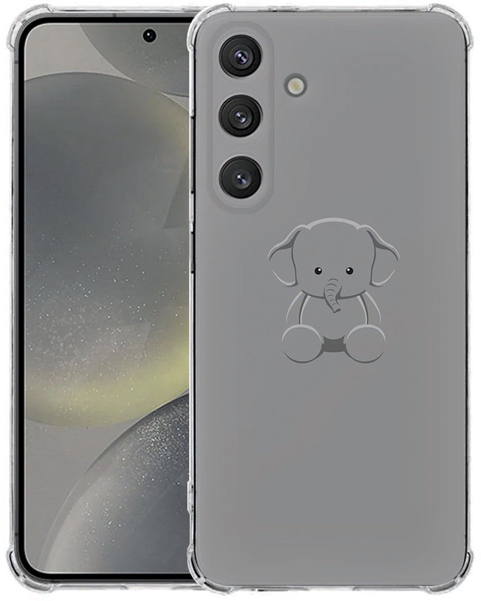 Samsung Galaxy S25 FE Hoesje - Baby Olifant TPU Antishock