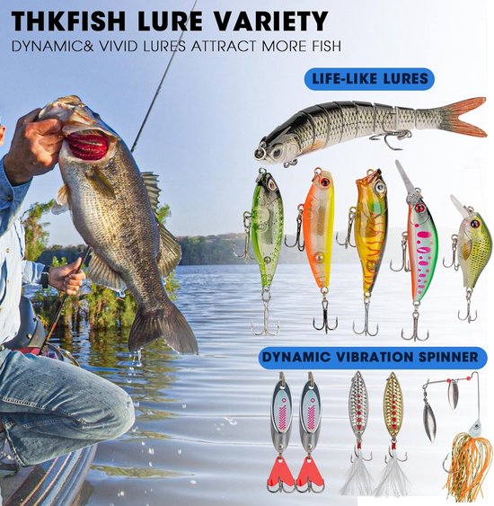 Vis Lure Set - Vliegvis Set Vissen - Vissen Op Baars - 299 Delige Set — afbeelding 5