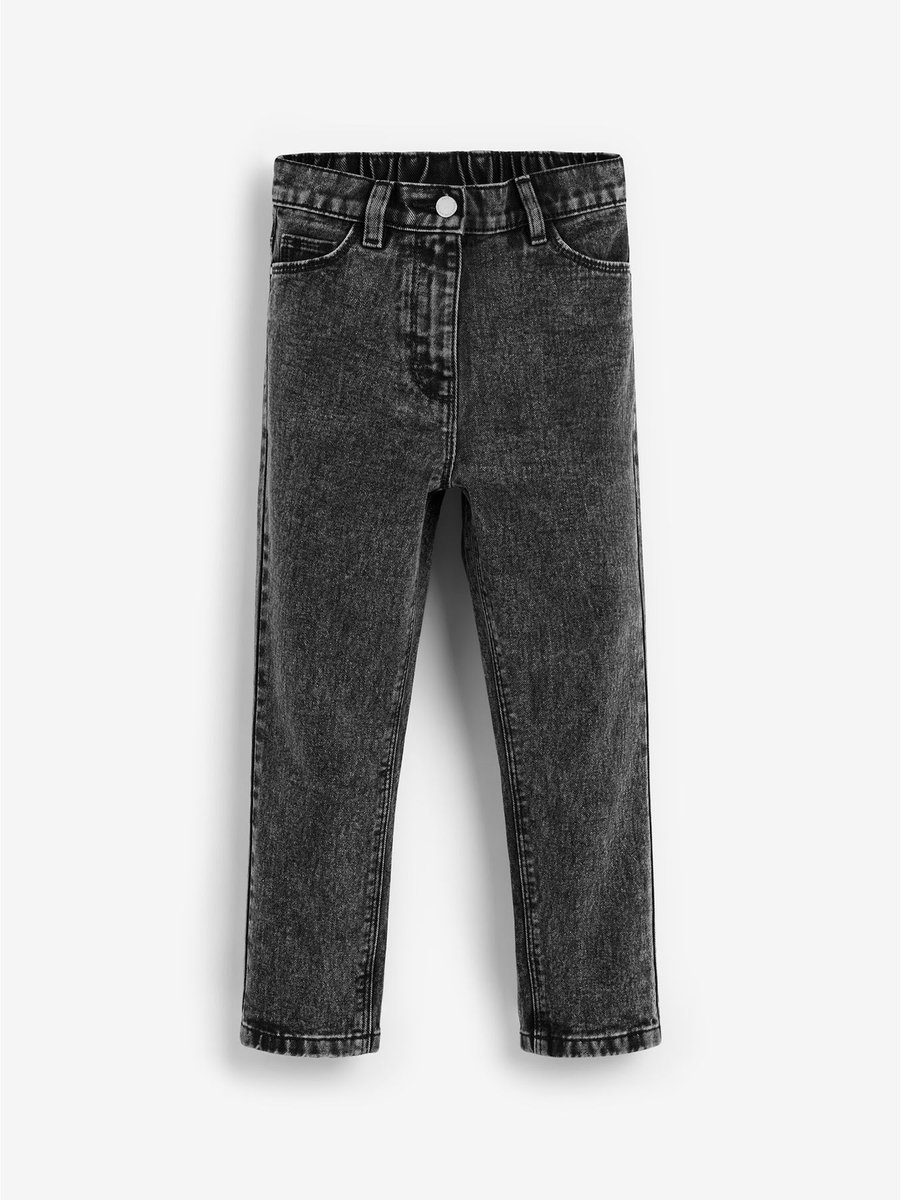 Next - Meisjes - Mom 100% katoenen jeans - Grijs