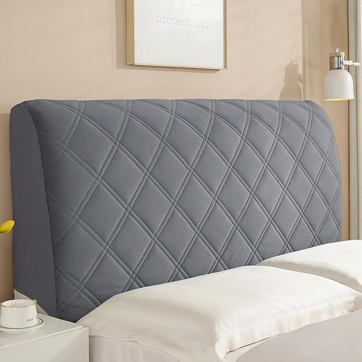 Hoofdeindehoes Bed - Hoofdbord Beschermer - Slaapkamer Decoratie - 360 Graden Dekking - 20