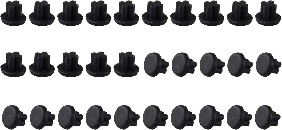 30Pcs Universele Silicone Koptelefoonpoort - 3.5mm Antistofdop - Oordopjes Jack Plug Stopper Cap - Compatibel met HTC
