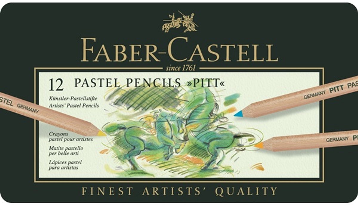 Faber-Castell pastelpotloden Pitt - 12 stuks - FC-112112 — cadeau in Hobby - foto 8