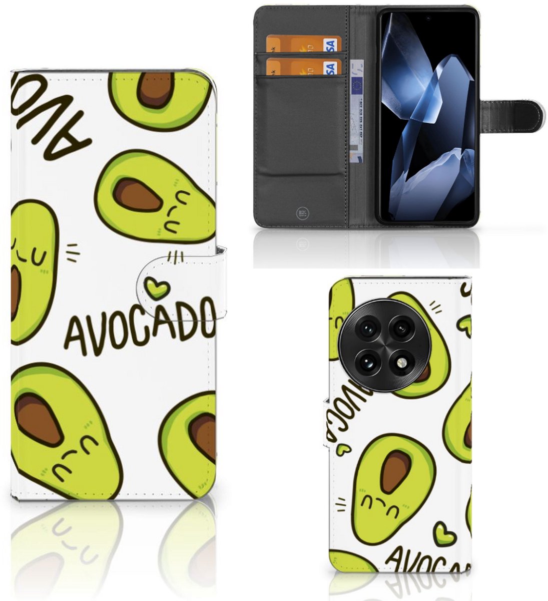 OnePlus 13 Leuk Hoesje Avocado Singing
