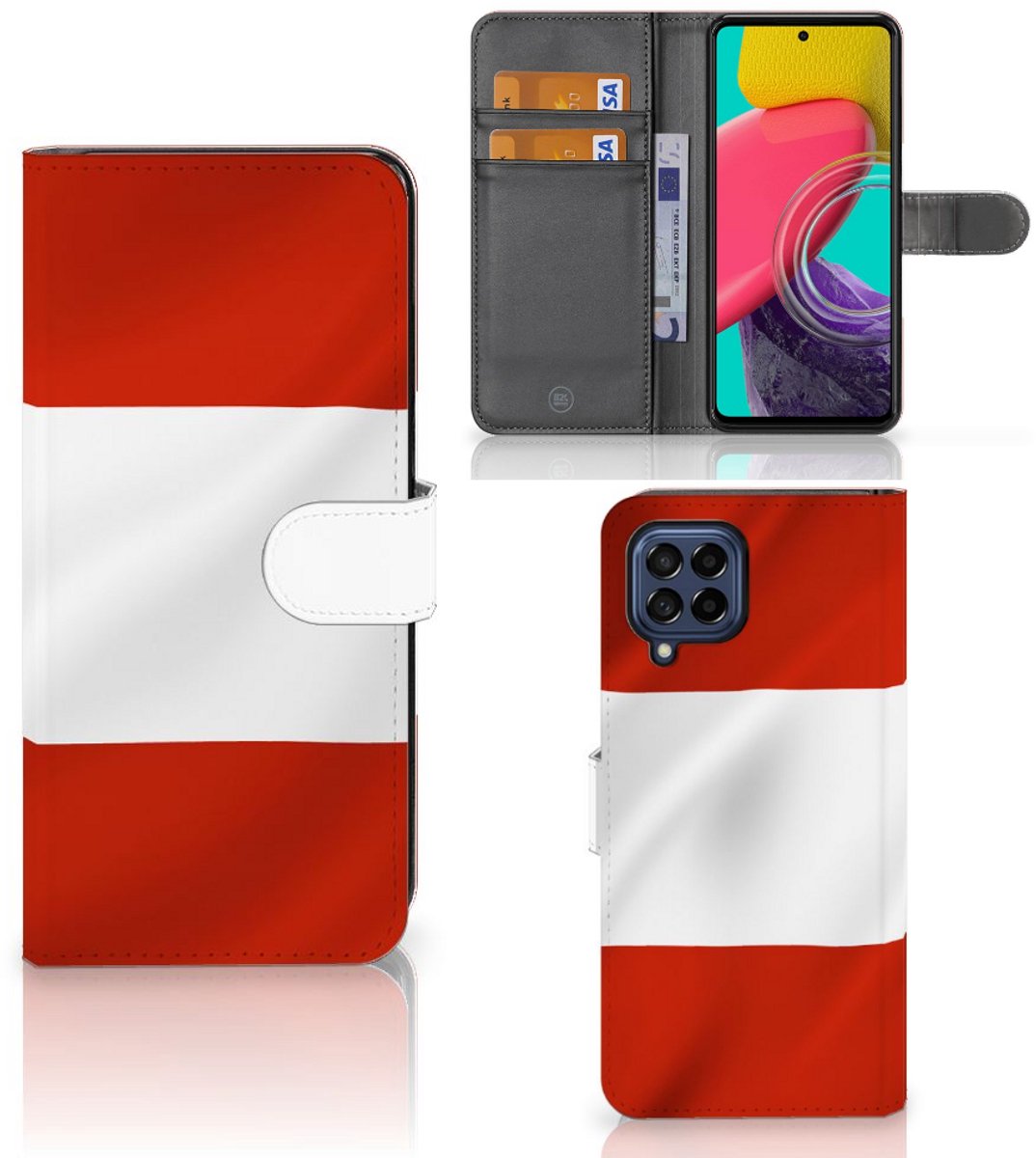 Samsung Galaxy M53 Bookstyle Case Oostenrijk