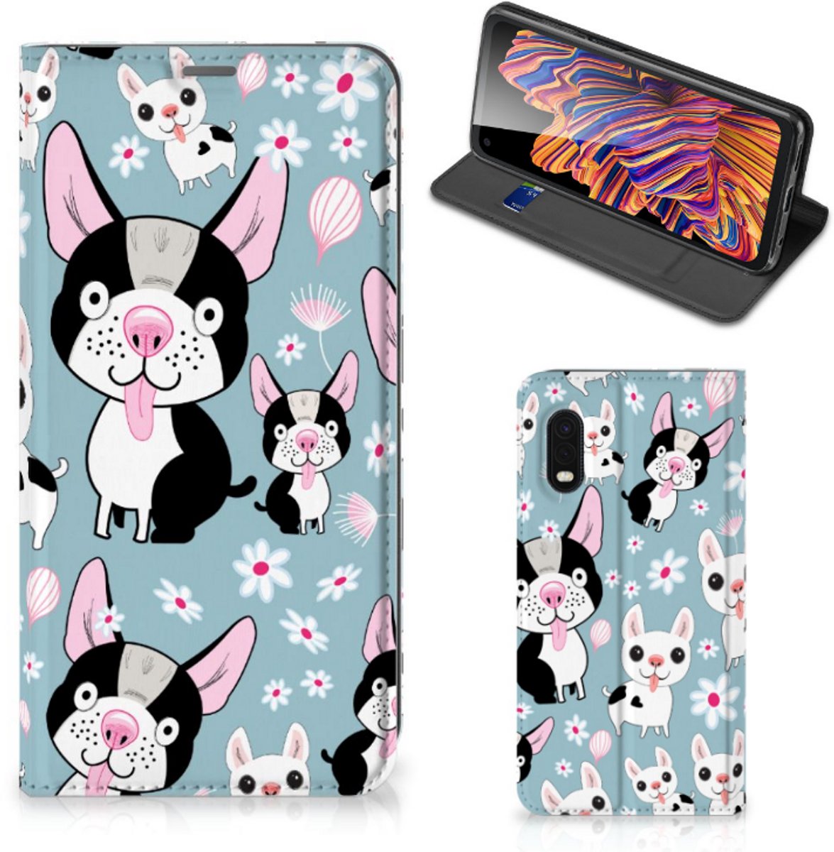 Samsung Xcover Pro Hoesje maken Hondjes