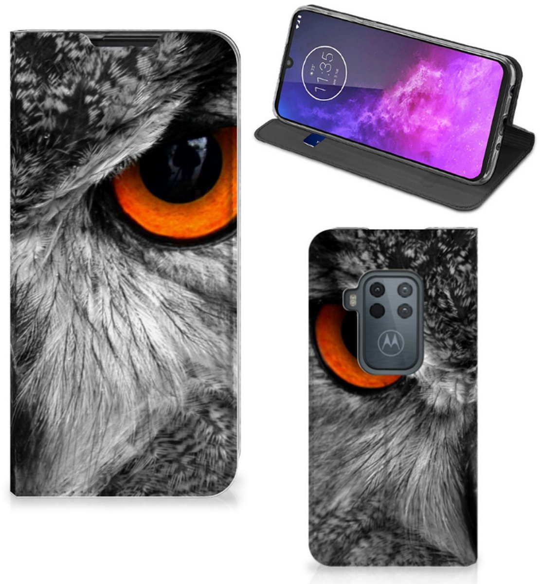 Motorola One Zoom Hoesje maken Uil