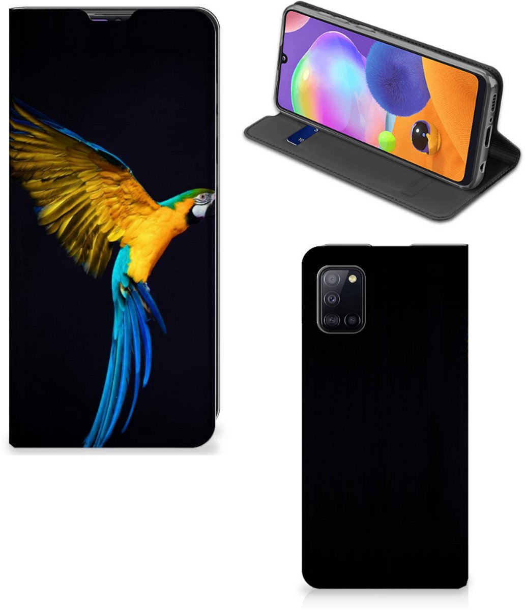 Samsung Galaxy A31 Hoesje maken Papegaai