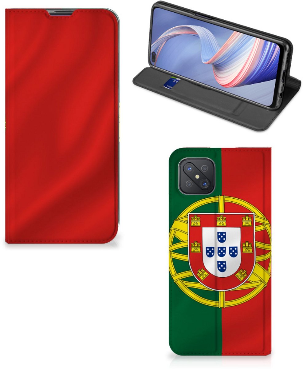 Book Case voor OPPO Reno4 Z 5G Standcase Portugal