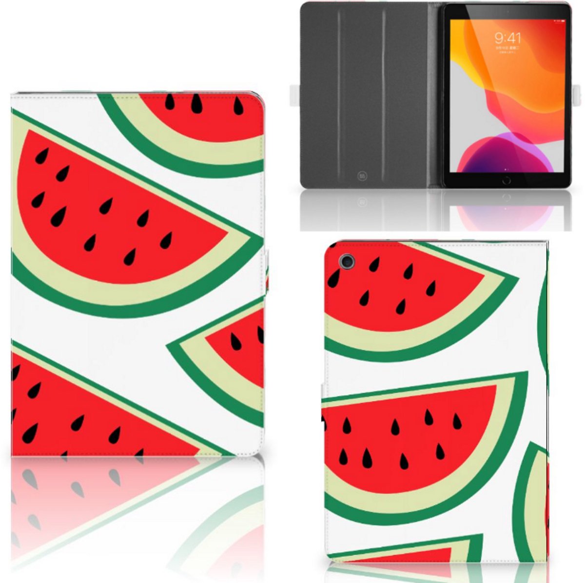 iPad 10.2 2019 | iPad 10.2 2020 | 10.2 2021 Tablet Stand Case Watermelons