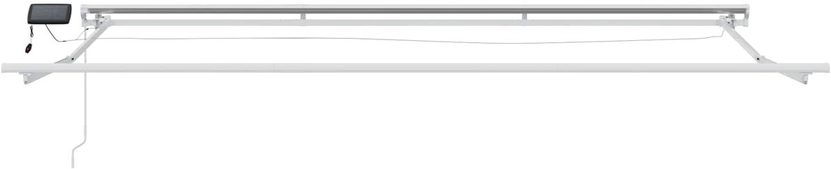 vidaXL - Handbediende - luifel - met - LED's