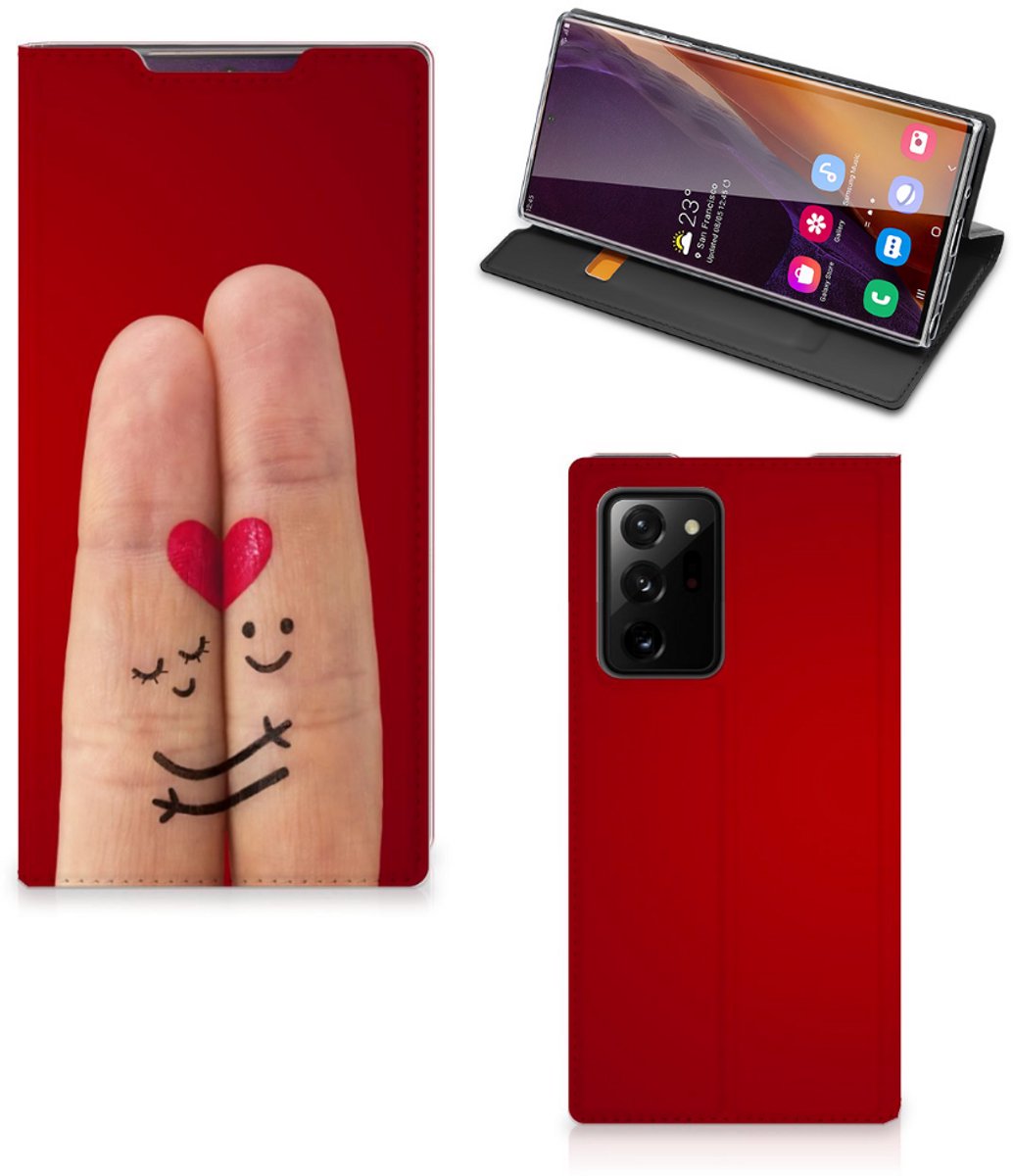 Samsung Galaxy Note 20 Ultra Hippe Standcase Liefde - Origineel Romantisch Cadeau