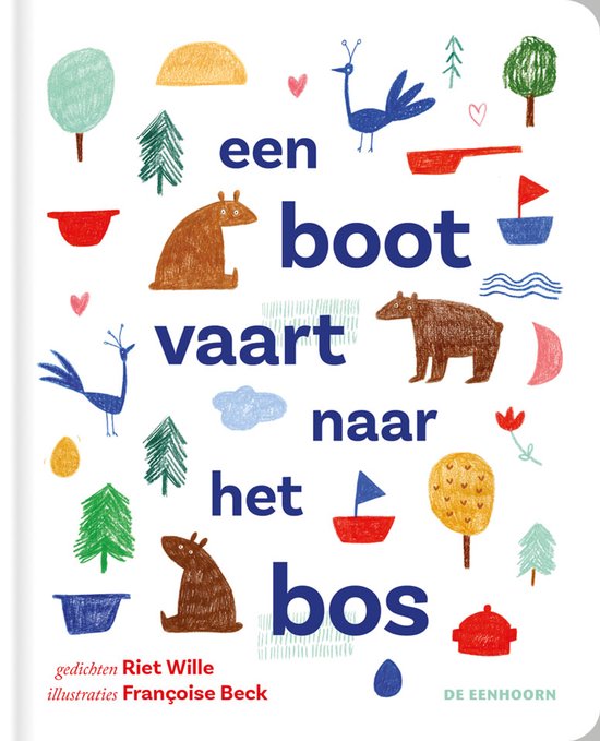Een boot vaart naar het bos - cover