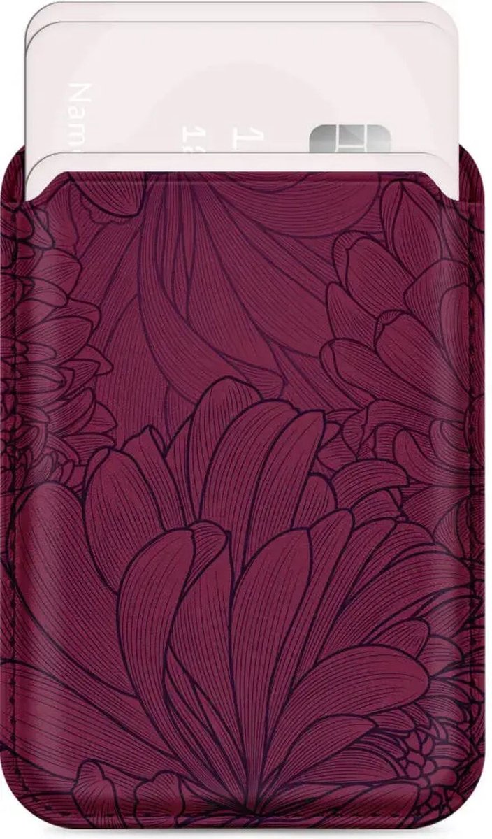 Mio by Mobilize Pasjeshouder - 3 Pasjes - MagSafe Compatible - Berry Blooms — cadeau in Cadeau-ideeën - foto 8