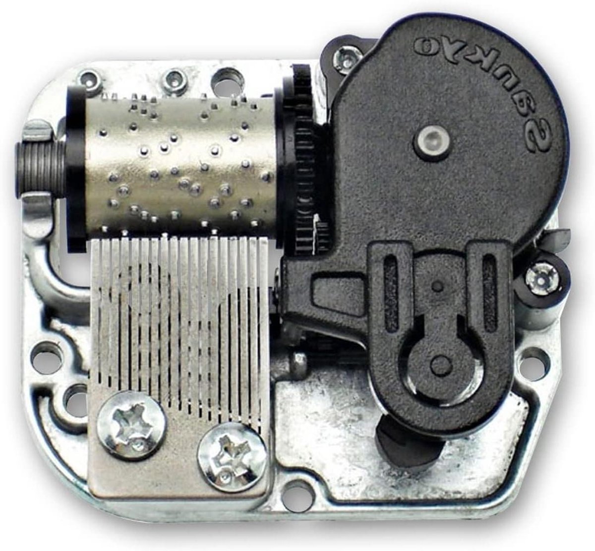 Muziekdoos Onderdeel - Muzikale Beweging - Muziekdoos Maken - Sankyo Japanse Kwaliteit - 5 x 4.4 x 2 cm - Grijs