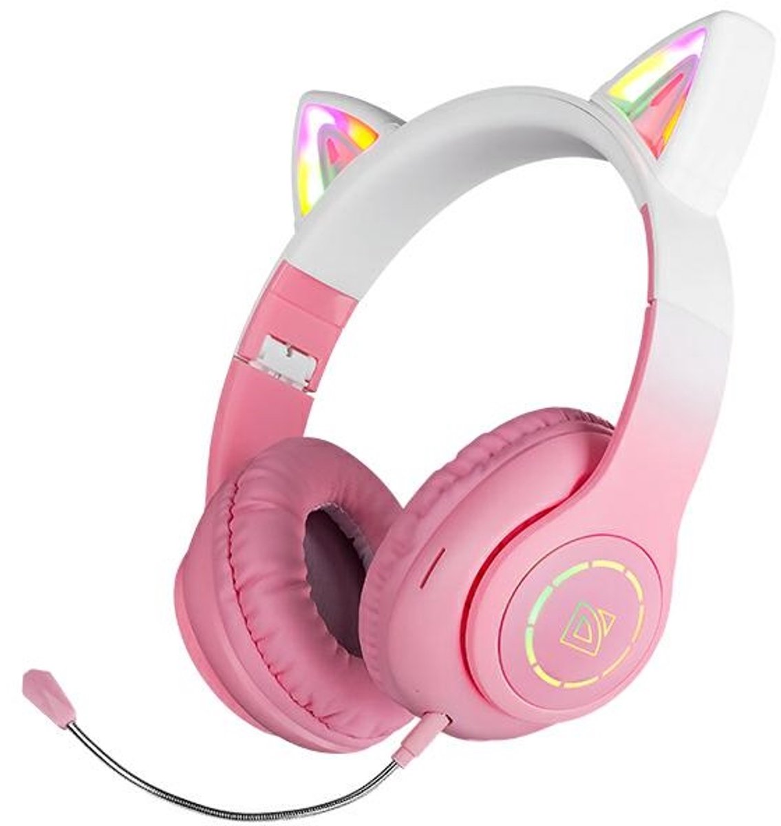 Defender Freemotion - Koptelefoon - Bluetooth - LED - Roze