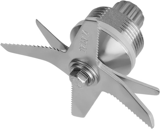 Roestvrijstalen mengmes voor blender, vervangend snijmes met spiraalvormige tanden, geschikt voor 5200 mixer huishoudelijke serie 64oz en 32oz, 7,6x5x5,3cm, duurzaam en efficiënt mengresultaat van Merkloos — afbeelding 3