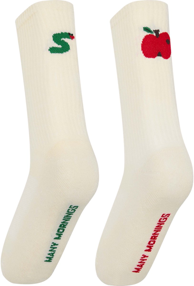 Many Mornings unisex sportsokken - Bite Me - Unisex - Maat: 39 - 42