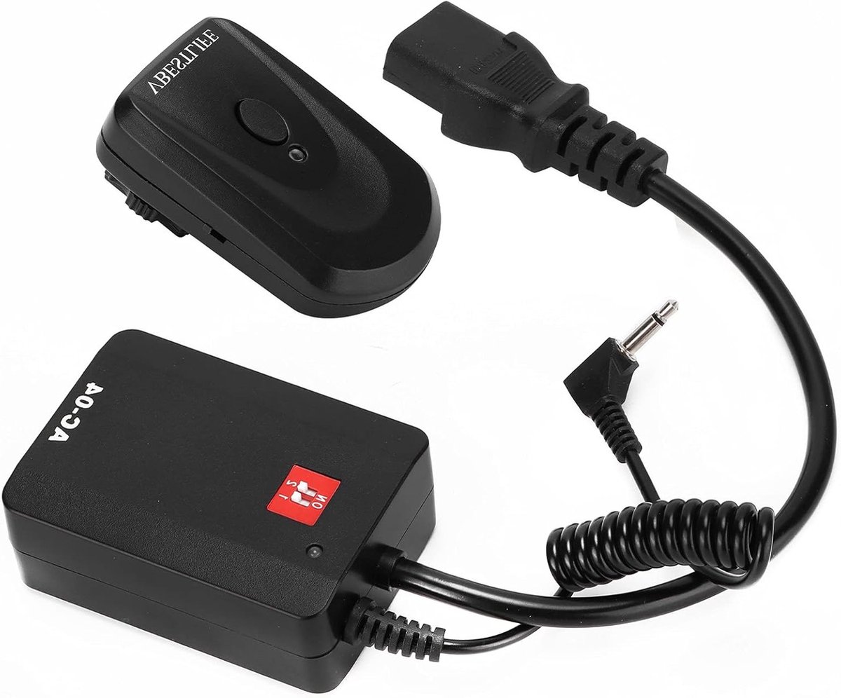 Draadloze Studio Trigger Ontvanger met AC Voeding voor Camera's, 30 m Bereik en 433 MHz Frequentie