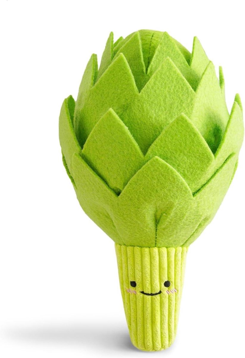 Artisjok Snuffelspeelgoed - Hondensnuffel Puzzel - Mentale Stimulatie Hond - Gemaakt van Gerecyclede Materialen - Alle Hondenrassen - Groen