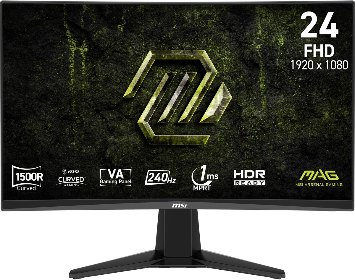 MSI MAG 245C X24 computer monitor 59,9 cm (23.6") 1920 x 1080 Pixels Full HD LCD Zwart