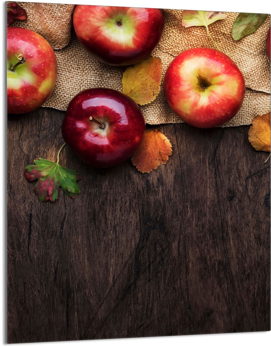 TMK ArtDeko - Snijplank Glas - 40x52 cm - Motief: Appels
