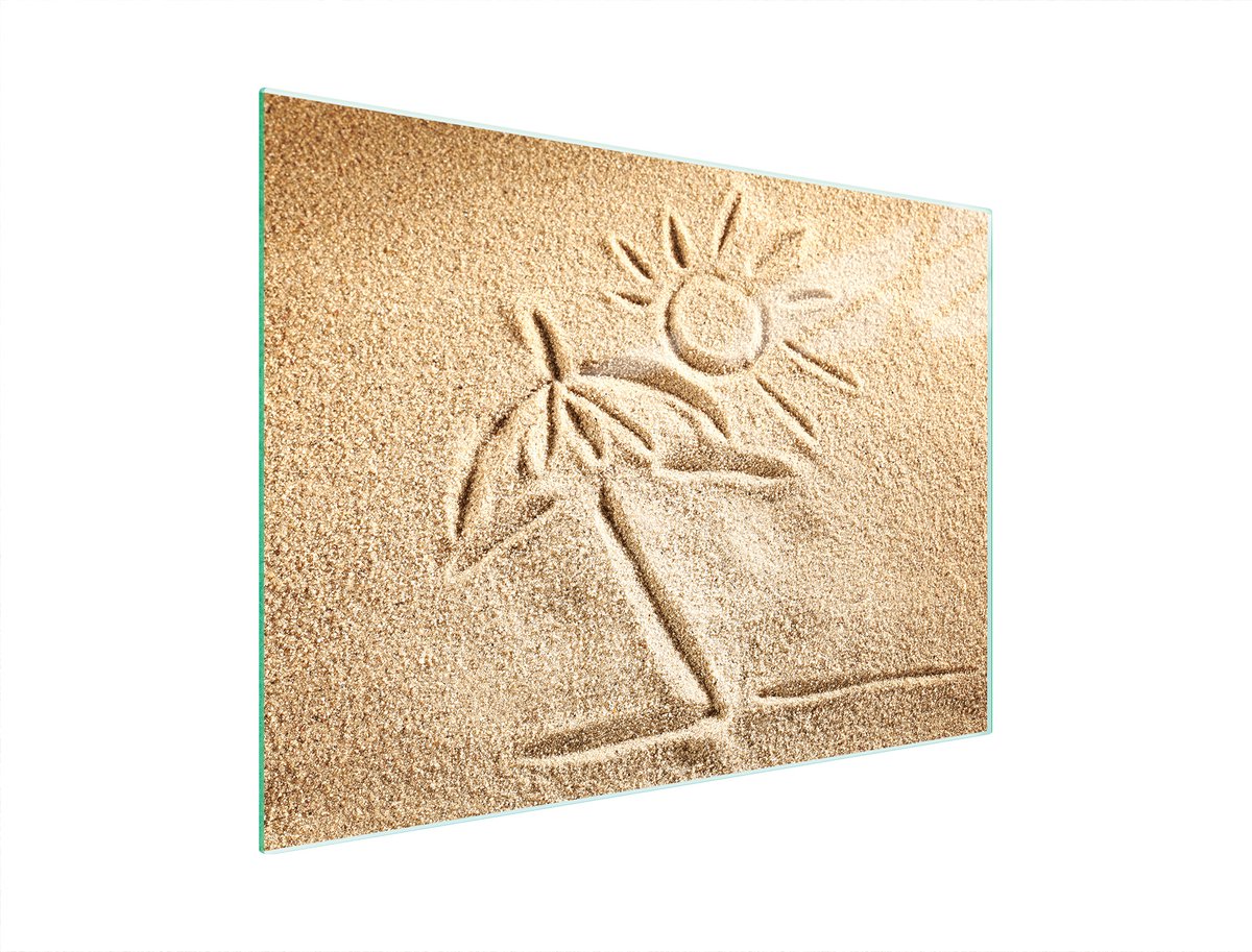 TMK ArtDeko - Glas Snijplank - 40x30 cm - Plaatselijk Mozaïek - Antislip - UV-Print