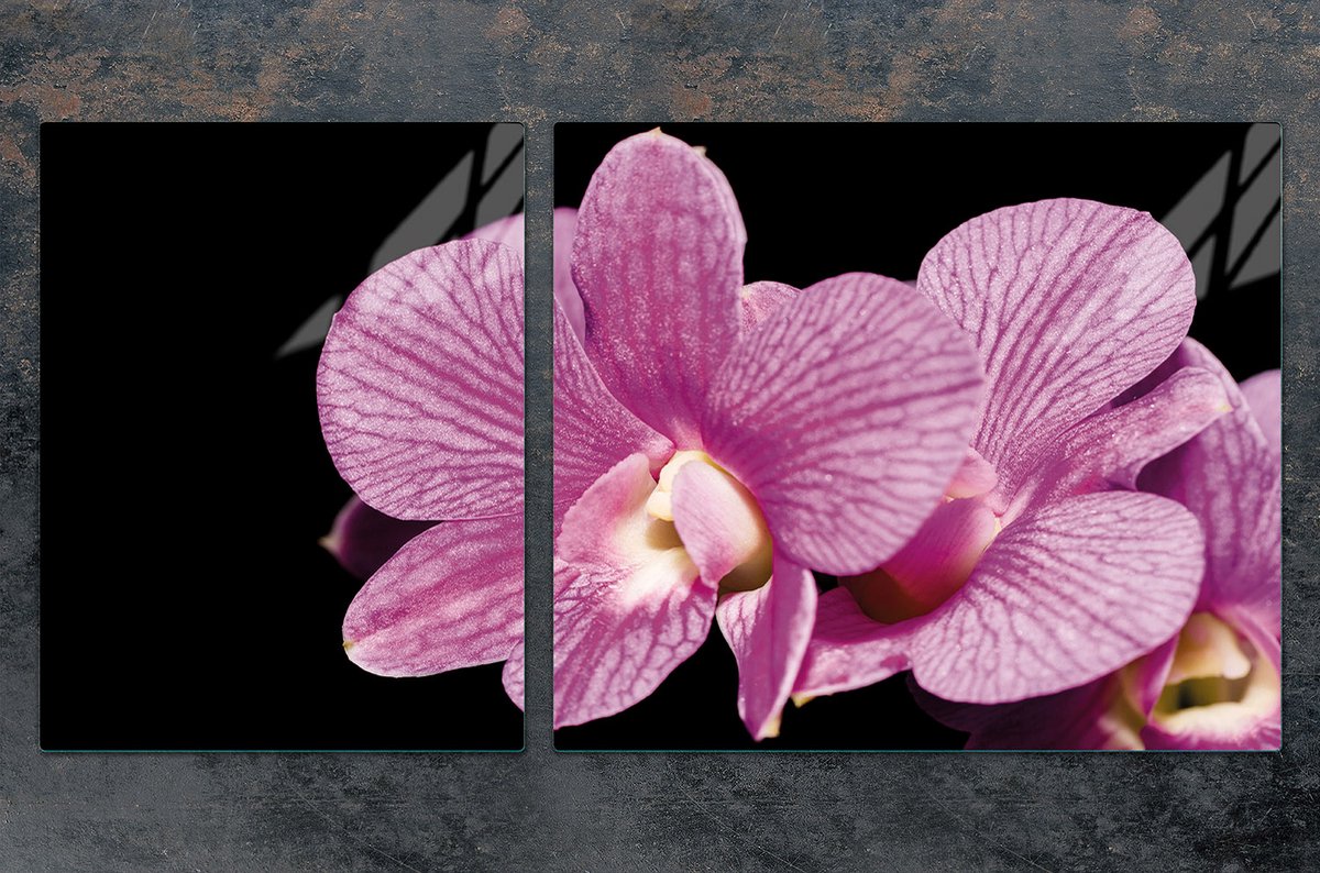 TMK ArtDeko - Orchidee Snijplank - 100x52 cm - Geharde Glas
