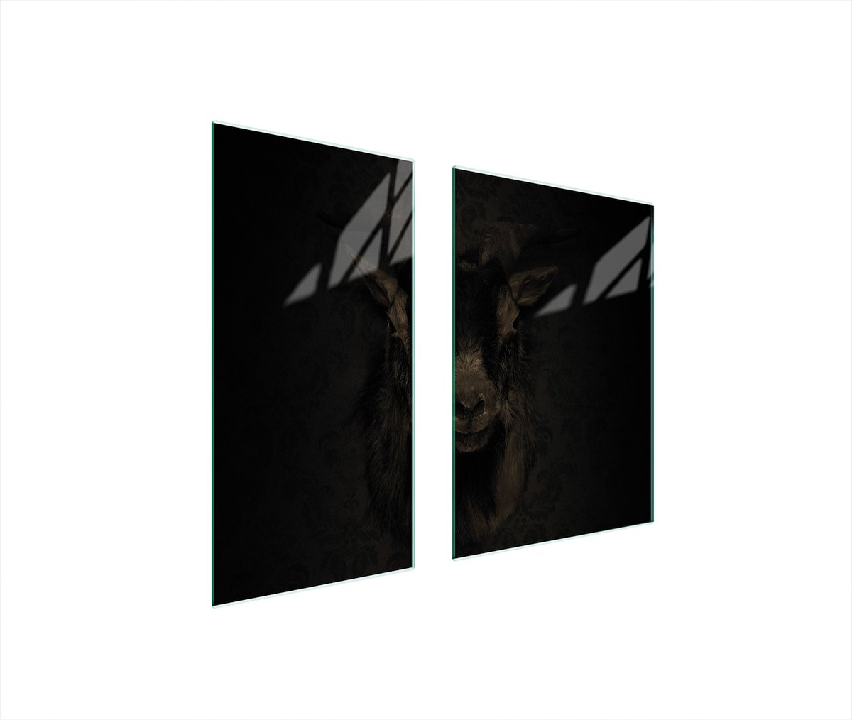 TMK ArtDeko Serie - Snijplank van Gehard Glas - 75x52 cm - Veilig en Veelzijdig