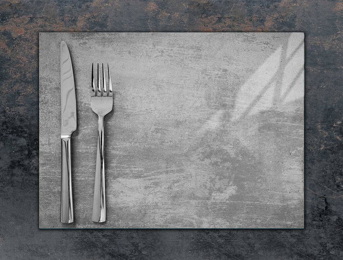 TMK ArtDeko - Serie Snijplank - Glas - 70x52 cm - Sikuur en Veelzijdig