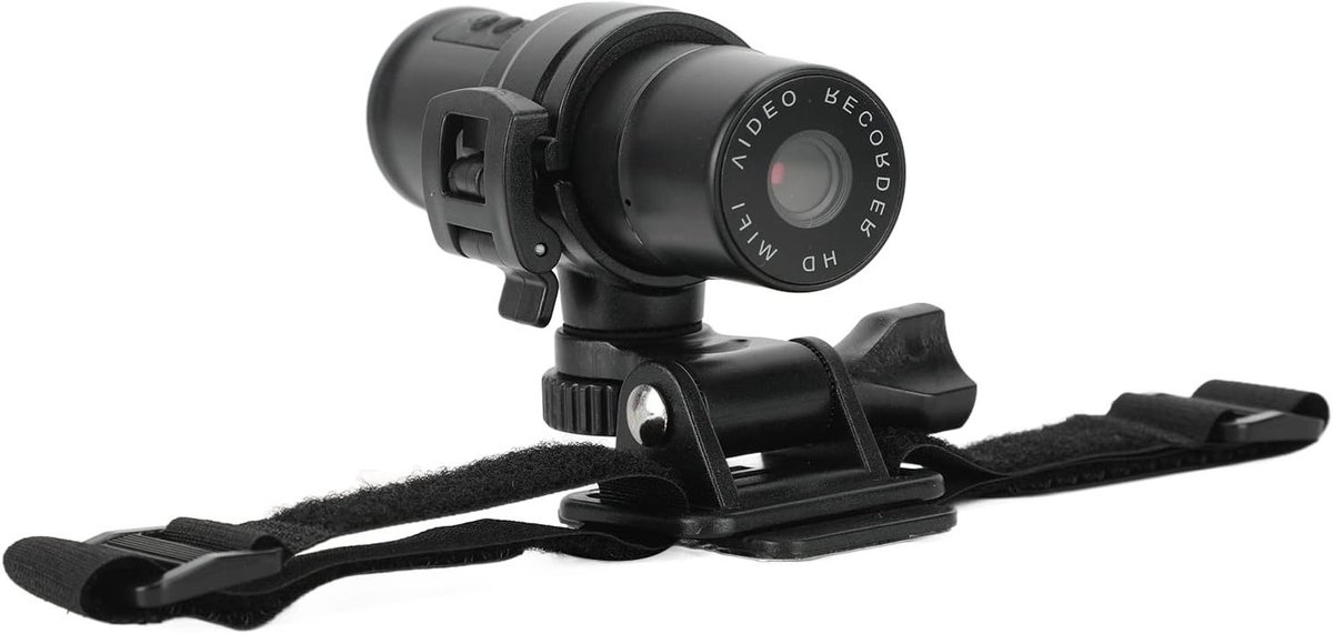 Compacte 1080P HD Actiecamera met WiFi, Waterdicht en 120 Graden Hoek voor Motor en Helm, 1000mAh Accu