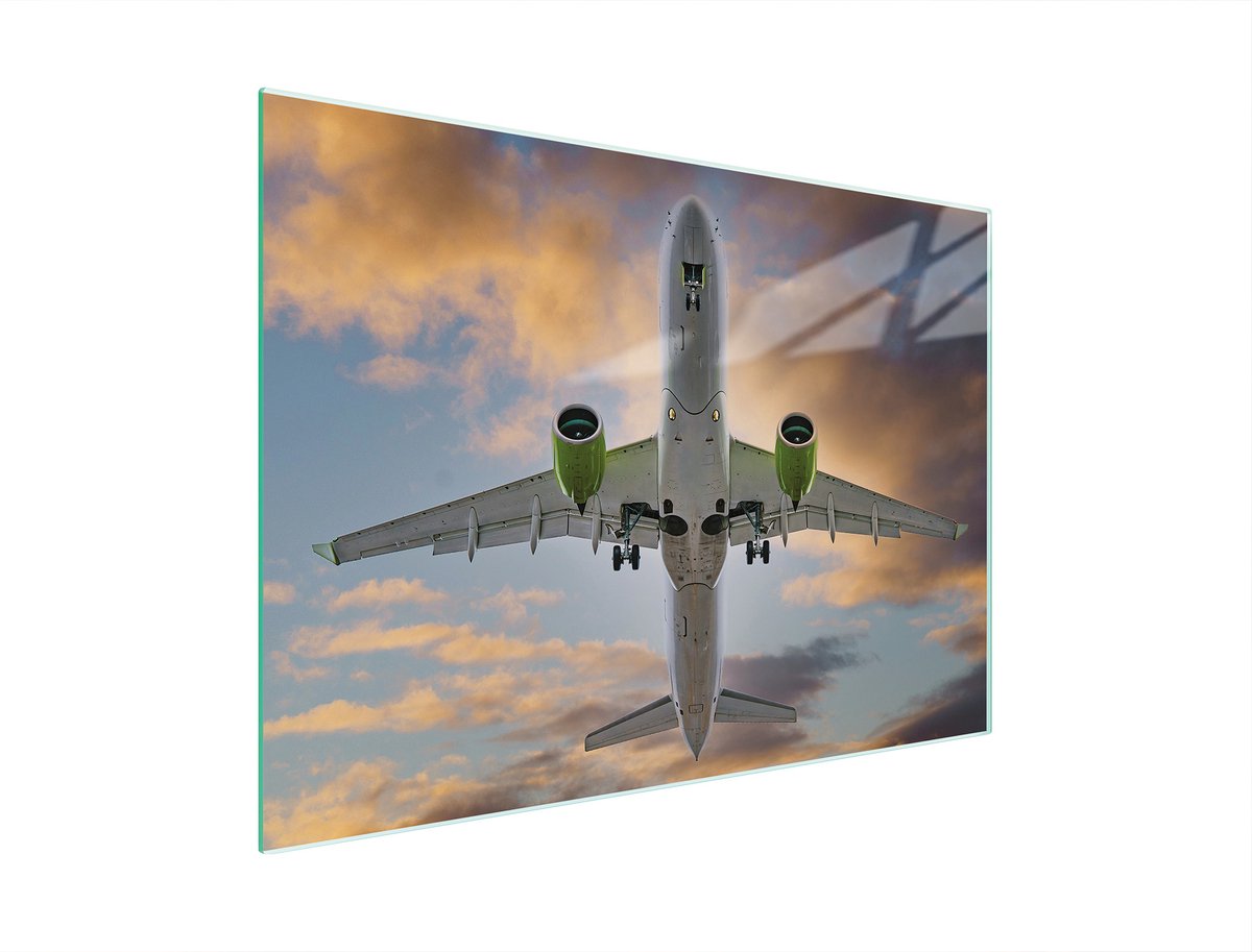 TMK ArtDeko - Snijplank van gehard glas - 30x22 cm - Antislip - UV-druk