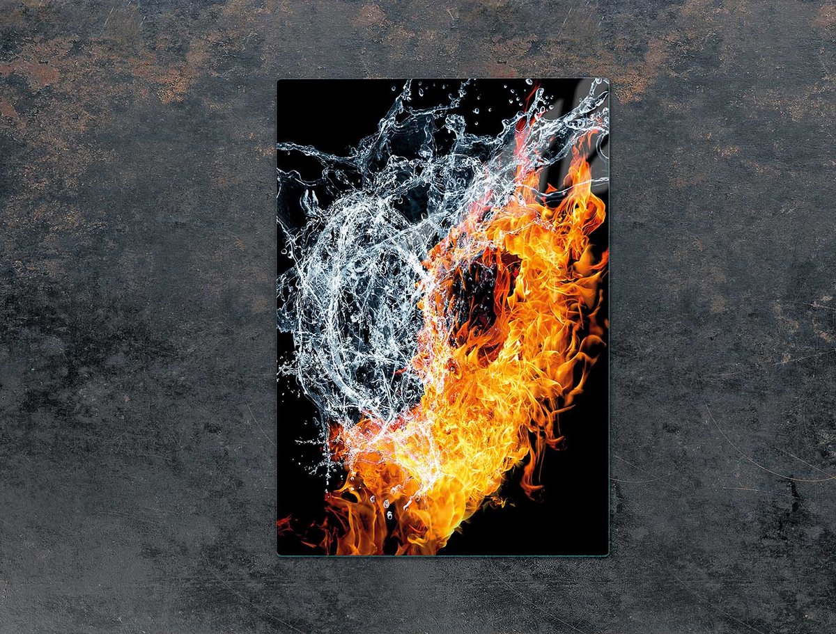 TMK ArtDeko - Glas Snijplank - 35x52 cm - Hartvorm - Veilig