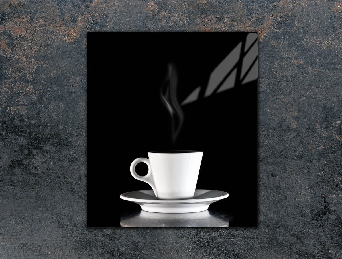 TMK ArtDeko - Snijplank - 45x52 cm - Koffiekleur - Glas - Protectie en Design