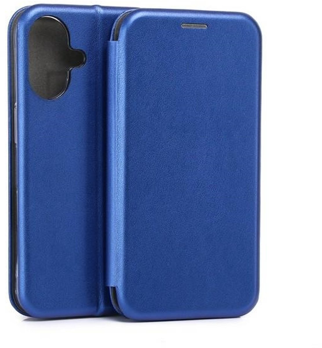 Beline Book Magnetisch iPhone 16 6,1" hoesje blauw/blauw