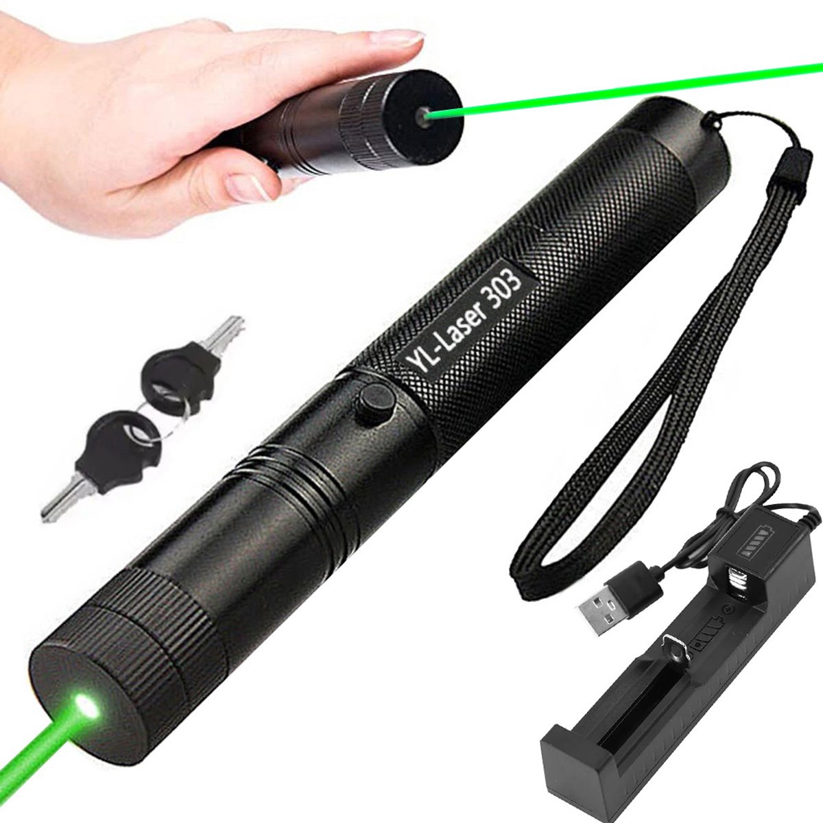 Laser pointer green dot strong