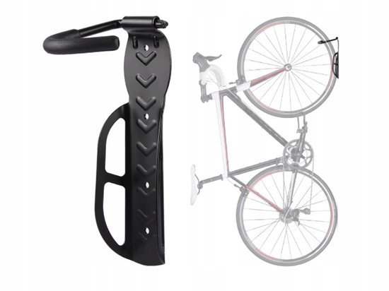 Muurbeugel fiets - Ophangsysteem voor fietsen - Fietsbeugel - Fietshaak - Geschikt voor elke fiets van Tectake — afbeelding 3