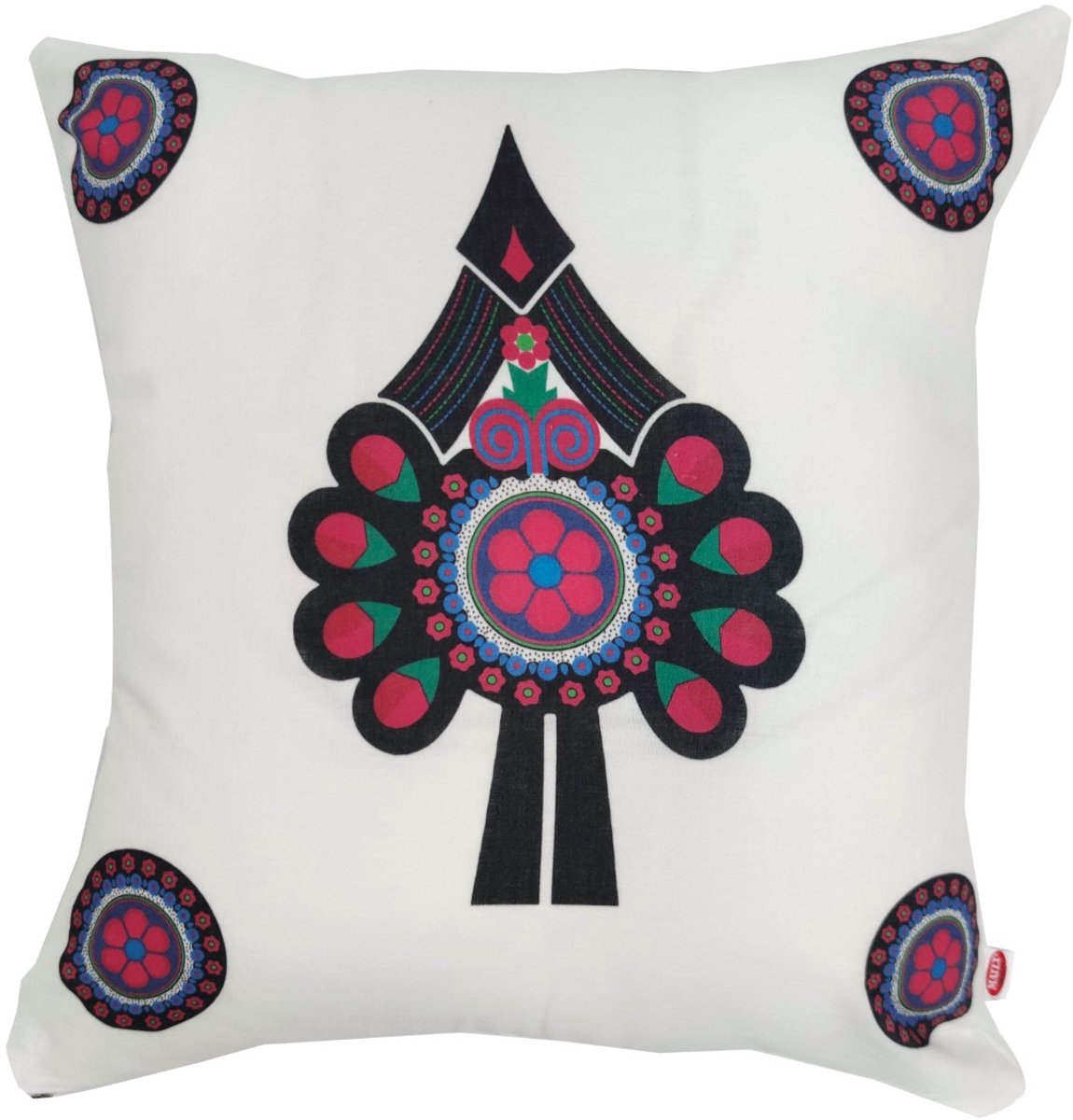 Matex Parzenica - Kussensloop - 40x40 cm - Kleur - Rits